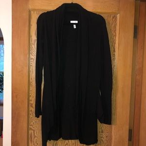 Nordstrom Leith circle cardigan black small